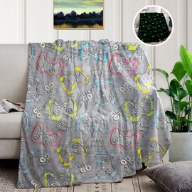 Cuddly Blanket Children, Unicorn Blanket, Cuddly Blanket, Unicorn Gifts for Girls, Super Soft and Warm Blanket, Bed Sofa, Fluffy Unicorn Blanket, Pink (Gamepad, 130 x 150 cm)