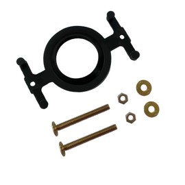 HJSIUTV 04-3817 Tank to Bowl Kit Compatible with Eljer Toilet and Most Toilet Tanks Feature a Flush Valve Opening with Gasket Solid Brass Kits