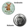 Mama, Danke für Alles Magnet Round with Bottle Opener Round