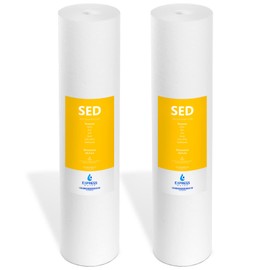 Express Water – 2 Pack Sediment Replacement Filter – Whole House Replacement Water Filter – SED High Capacity Water Filter – 5 Micron – 4.5” x 20” inch