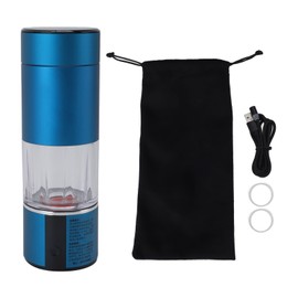 Hydrogen Water Bottle 230ML 13520ppb High Concentration Intelligent Cleaning Thermostatic Heating LED Indicator Hydrogen Water Generator Blue