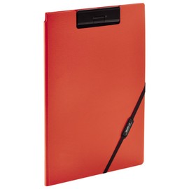 Lihit Lab F7560-4 Binder Clip File, Multifunction, A4, Orange