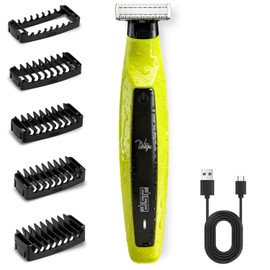 DSP Electric Beard Trimmer and Shaver, Face & Body Hair Trimmer for Men, Travel Lock, Low Noise, Electric Razor for Teen Boys, Facial Trimmer for Men, Waterproof