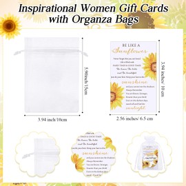 Cinnvoice 25 Set Inspirational Compact Mirror for Women Sometimes You Forget You're Awesome Makeup Pocket Purse Mirror Motivational Card for Back to School Teacher Nurse Coworker (Sunflower)