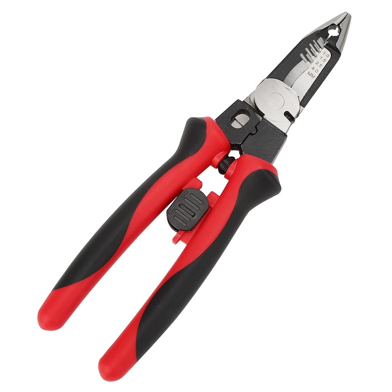 6 in 1 Steel Wire Stripper MultiFunctional Crimping Pliers Cutter