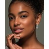 Desnuage Silver CZ Hollow Star Huggie Hoop Earrings for Women