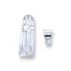 2 x Acrylic Snuff Dispensers Clear Dispensers Batcher in Length