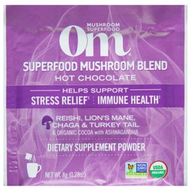 OM MUSHROOM SUPERFOOD Om Mushroom Superfood Organic Mushroom Hot Chocolate Blend, 0.28 OZ