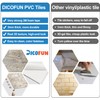 DICOFUN Peel and Stick Backsplash Wall Tiles, Sandstone Look PVC