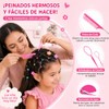 1544 PCS Accesorios para Cabello Niña, Conjunto Completo Kit para