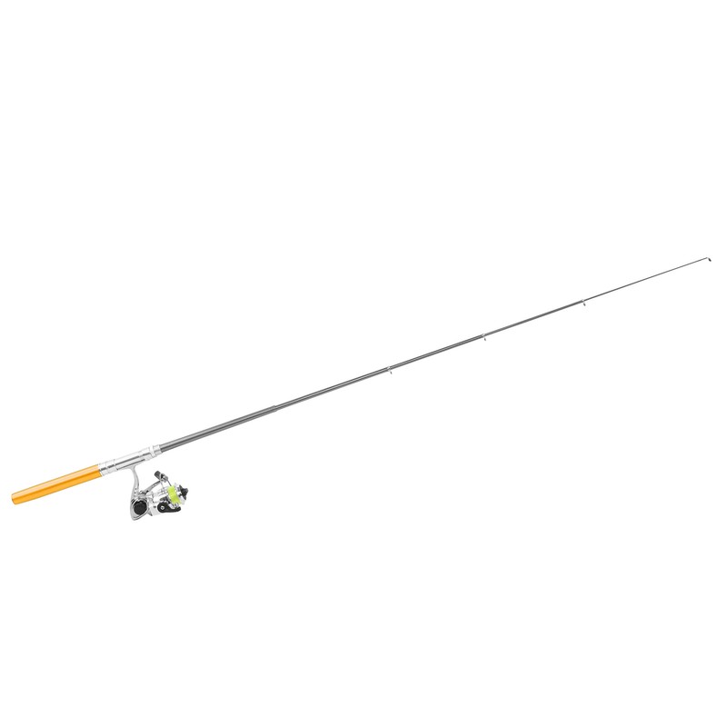 Portable Mini Pen Shape Fishing Rod Pole Pocket Retractable Fishing