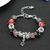 SHAPERELLE Cartoon Mouse Charms Bracelet, Silver Plated Anti-Tarnish Alloy, 20CM,