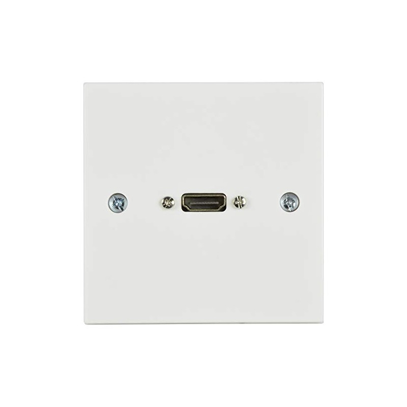 kenable HDMI 2.0 4K Face Plate with 15cm Tail for