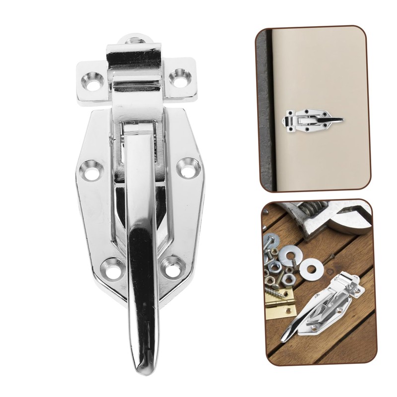 TEHAUX Freezer Door Latch Handle Heavy Duty Latch for Refrigerators