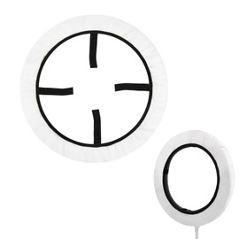 Cosmos 2 Pcs Ring Ligter Diffuser Soft Cover White Light Diffuser Cloth for Photography Video Studio, Fits 16" to 18" Ring Light