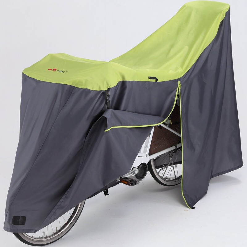 Kawasumi Seisakusyo KW-389AS/GN Bicycle Cycle Cover (Fastener for Assist Cars)