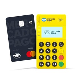 MERCADO PAGO POINT Mini, Terminal para Tarjetas con Conexión Bluetooth, Incluye Tarjeta Debit MasterCard