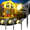 ROSHWEY Outdoor Solar Lights, 600LM Solar Garden Lights Waterproof Solar