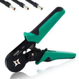 Crimping Pliers, Wire End Ferrules, Alloy Steel Crimping Tool, 6-4A Crimping Tool for 0.25-10 mm² Wire Terminals, Cable End Sleeves, Used for DIY Professional Pliers, Ergonomic Grip Crimping Tool