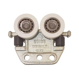 Enclosed Track Trolley with Nylon Wheels | Jervis Webb Unibilt | 122452M1, Silver