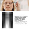 10pcs Eye Brush Angled Eyebrow Brush Silicone Eyebrow Liner Eyeshadow