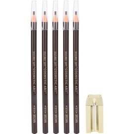 Lápiz de Cejas, 4 en 1, Afilador de Cejas de Pico de Pato, Juego de Lápices de Cejas, Maquillaje de Cejas, Herramientas Cosméticas para Dar Forma, Herramientas para Cejas(#2)