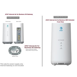 AC Adapter - Power Supply Compatible with AT&T Internet Air for Business 5G Gateway and AT&T Internet Air for Business WiFi Extender
