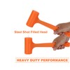 Acrux7 Dead Blow Hammer Set of 2 Pcs 1Lb Neon