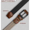 Men Belt Rerversible-BULLIANT Golf Belt Stretch Braided for Gift Men