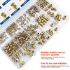 Ktehloy 400Pcs Threaded Inserts, M2 M2.5 M3 M4 M5 M6