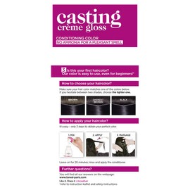 L'Oreal Casting Creme Gloss Semi-Permanent Hair Colour 210 Blue Black