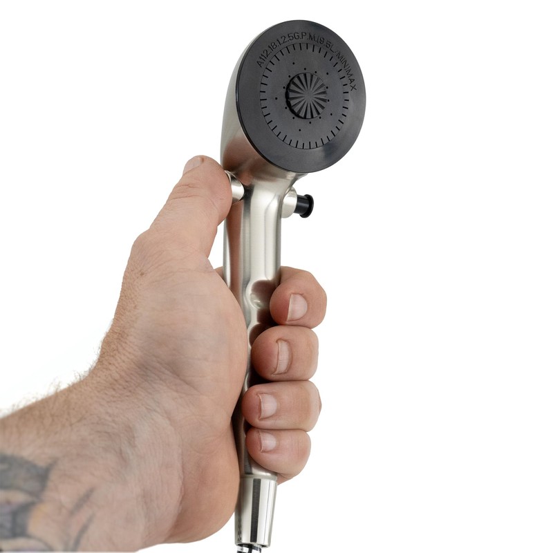 RecPro RV Handheld Shower Head and Hose with Shut Off