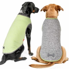 KYEESE 2Pack Dog Shirts with Reflective Label Sun Protection Quick Dry Dog T Shirt Soft Tank Top Stretchy Sleeveless Pet Vest Lightweight Pet Clothes, XX-Large