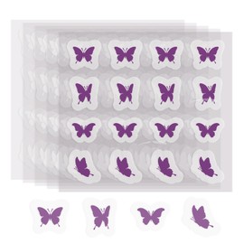 sodknow 80 Pack UV Detection Stickers for Sunscreen Butterfly Pattern- Sunscreen Dots UV Stickers for Kids Adults -Waterproof Sun Protection UV Sunblock Patch SPF Sensing Spots Patches for Reapplying Reminder
