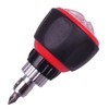 E-Value ERD-5 Stubby Ratchet Screwdriver with Built-In Bits