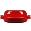 EDGING CASTING Enameled Cast Iron Dutch Oven Pot with Lid,