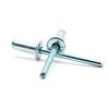 Hippo Hardware (6.4mm X 12mm) Pop Rivets Dome Head Open