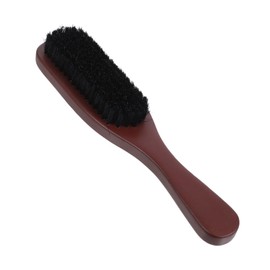 WOONEKY Wooden Beard Grooming Brush for Men Boar Bristle Detangling Hair Comb Portable Curly Hair Styling Tool Scalp Massage