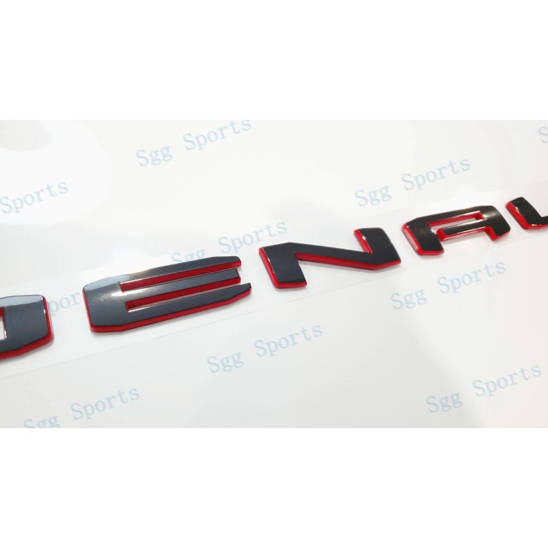 GMC 3pcs GMC 2021-2025 Yukon Yukon XL Black Red Door