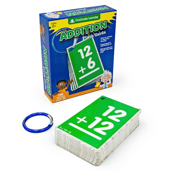 Continuum Learning Addition Flash Cards