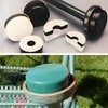Forever Glides Wrought Iron Patio Furniture Feet Cap Glides and