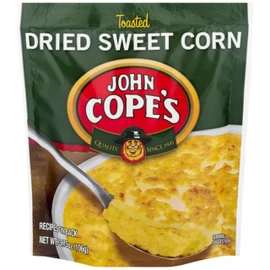 John Cope's Toasted, Dried Sweet Corn With Recipes For Gourmet Baked Corn Dishes, 3.75 Oz. (Pack of 6)