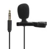 3.5mm Lavalier Lapel Microphone Clip on Hands Free Microphone for