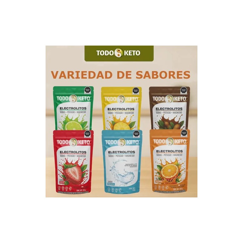Sales Para Preparar Electrolitos Sin Azúcar Sabor Tamarindo