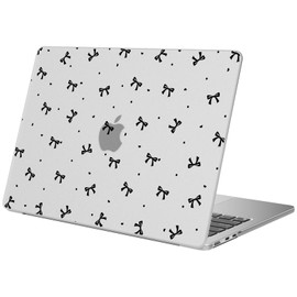BlHMCASE Compatible with MacBook Air 13 inch Case M1 A2337 A2179 A1932 2022 2021 2020 2019 2018 Release, Cute Black Bow Protective Hard Shell Matte Cover for MacBook Air 13.3 inch