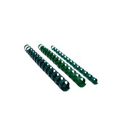 Green Plastic Binding Comb PVC 10mm 14 Rings A5 Box of 50
