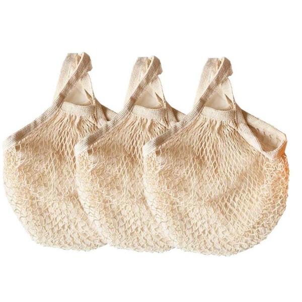 Ahyuan Ecology - Bolsas reutilizables de malla de algodón para