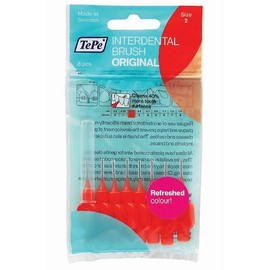 TePe Interdental Brush - Red (0.5mm) Size 2 - 8 Pack