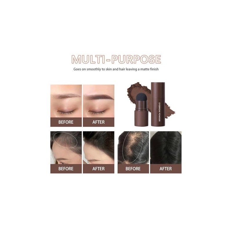 Sello De Cejas, Eyebrow Stencil stamp Kit, Polvo para Cejas