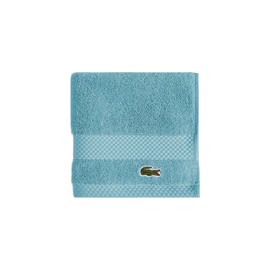 Lacoste Heritage 100% Supima Cotton Wash Cloth, Celestial, 13" x 13" – Highly Absorbent & Quick Drying, Premium Super Soft Bath Towel, Bathroom Essential, Gift for All Occasions, Machine Washable